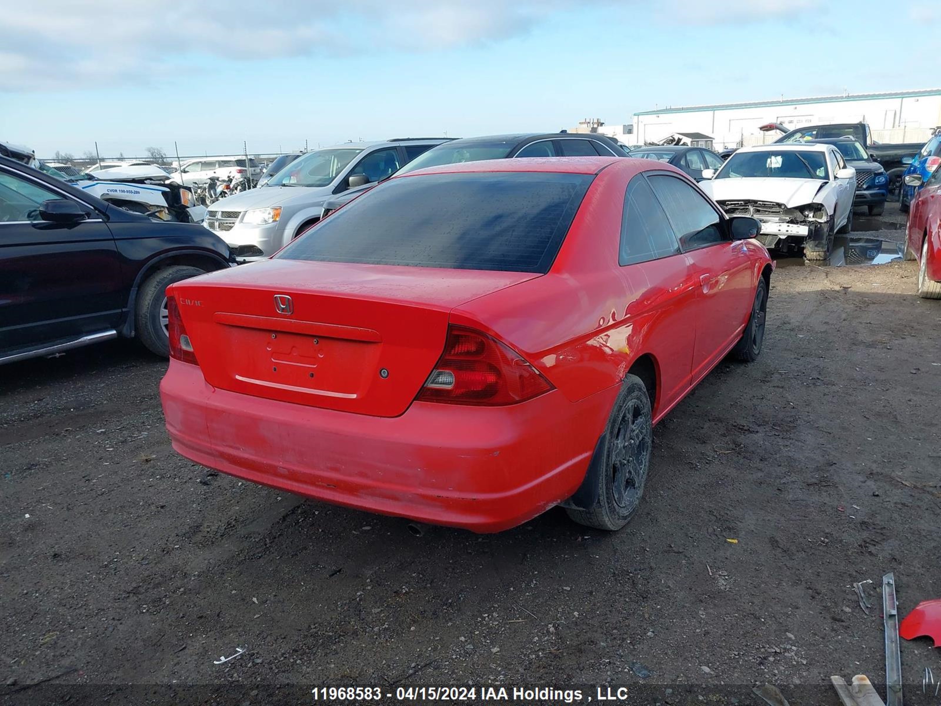 Photo 3 VIN: 1HGEM22512L817009 - HONDA CIVIC 