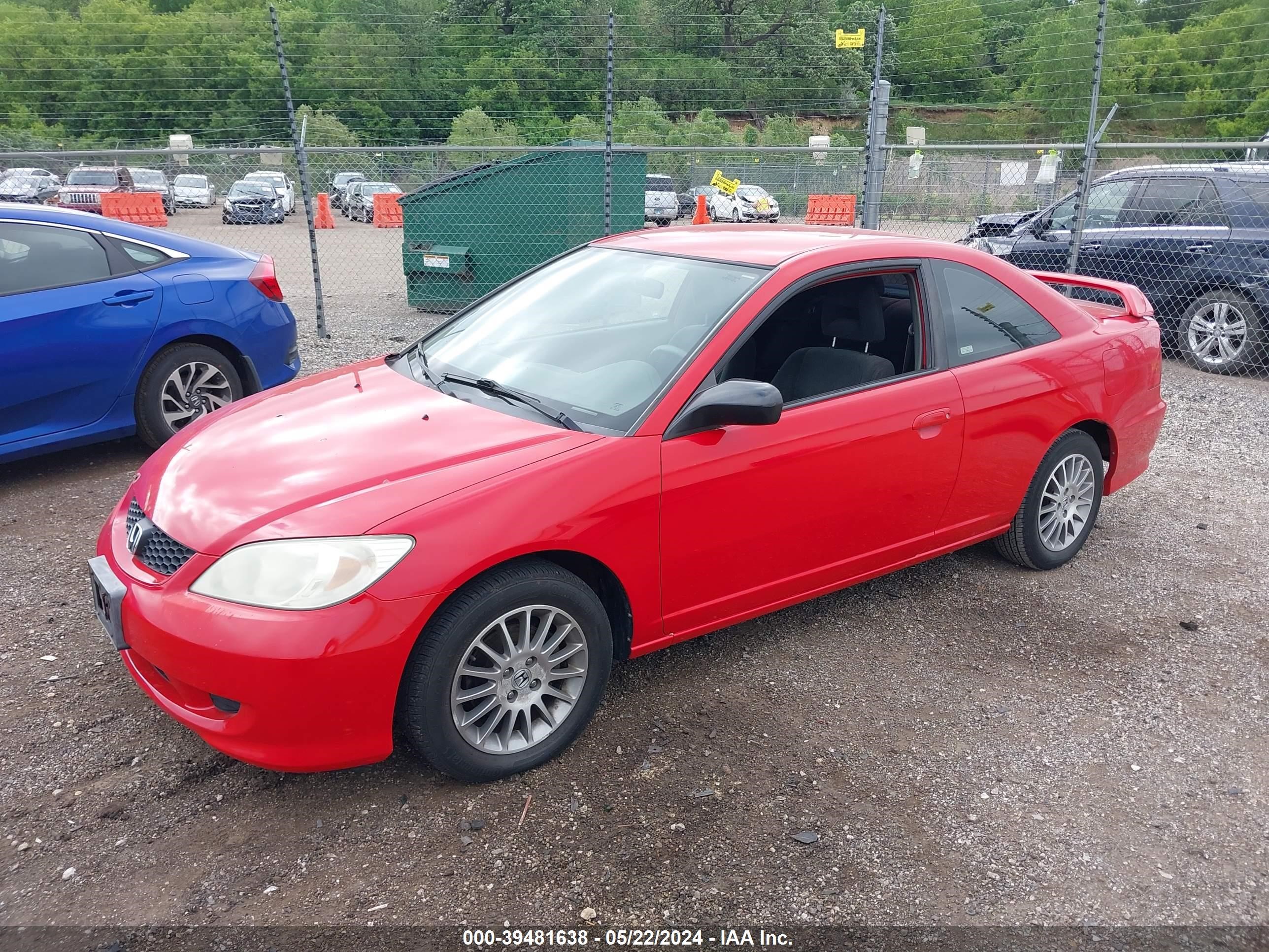 Photo 1 VIN: 1HGEM22565L037544 - HONDA CIVIC 