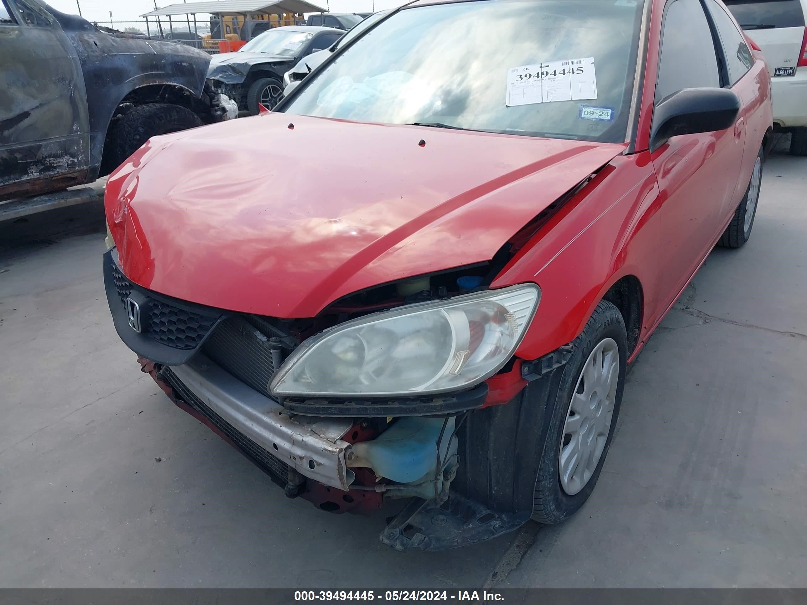 Photo 14 VIN: 1HGEM22565L070348 - HONDA CIVIC 