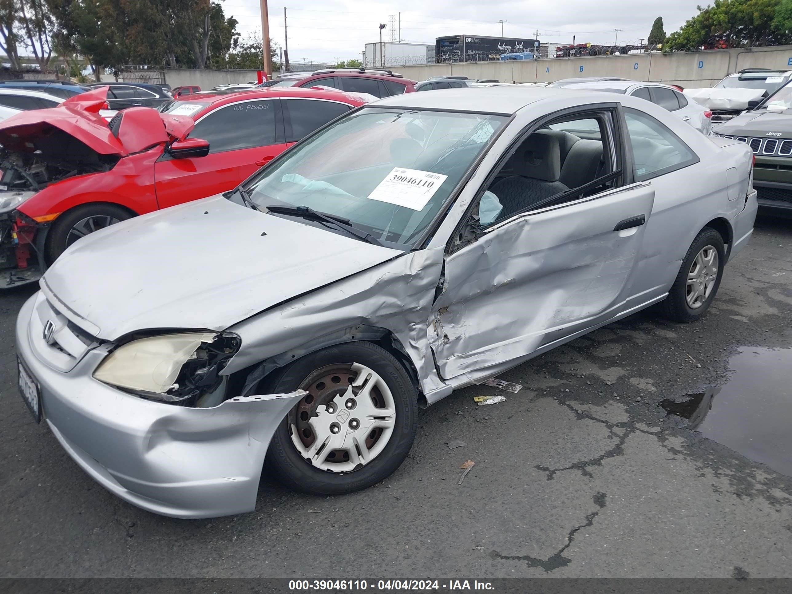 Photo 1 VIN: 1HGEM22571L049101 - HONDA CIVIC 