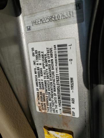 Photo 11 VIN: 1HGEM22585L076331 - HONDA CIVIC 