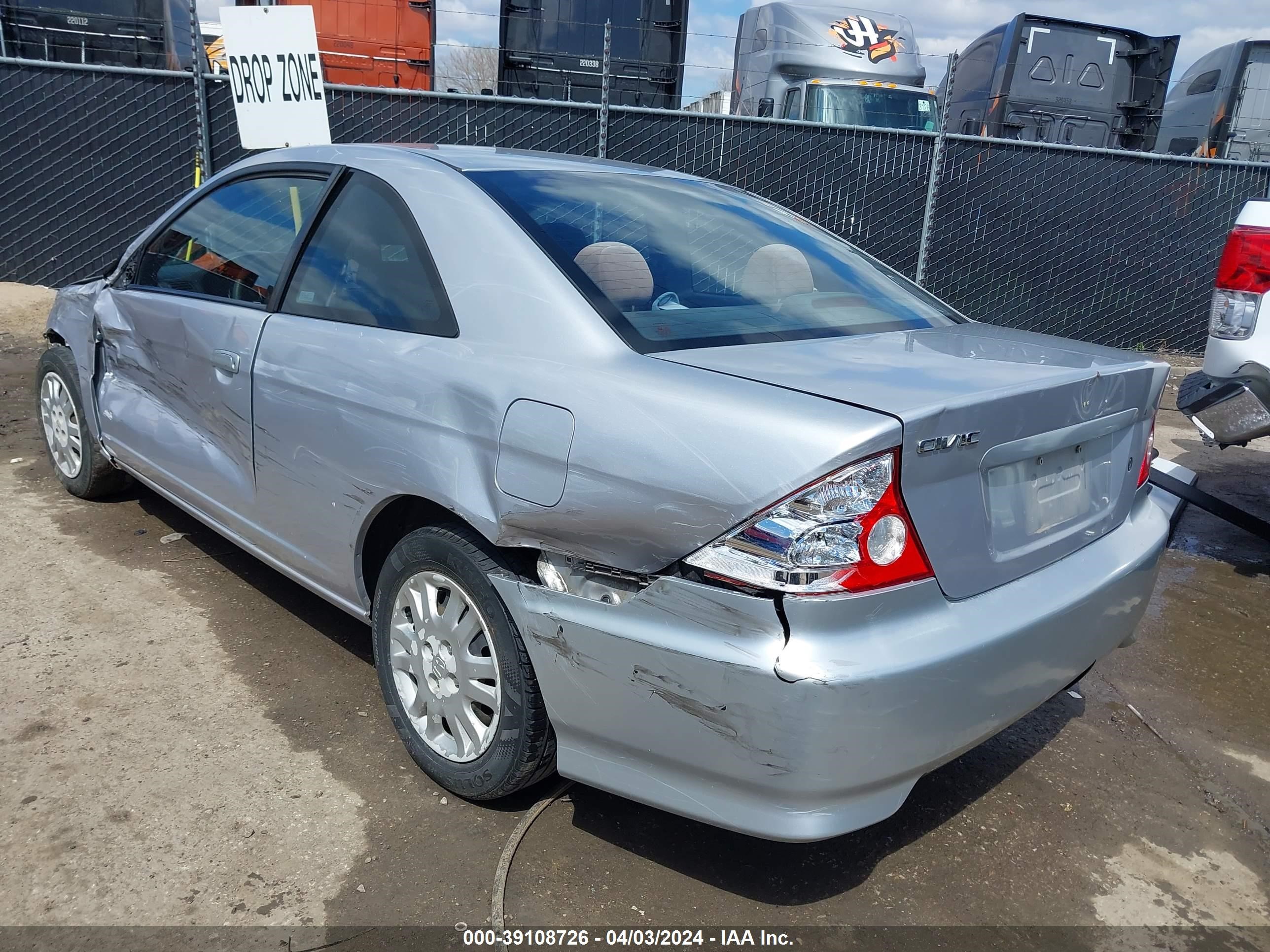 Photo 2 VIN: 1HGEM225X4L059951 - HONDA CIVIC 