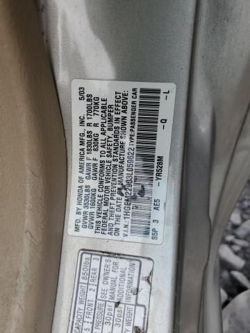 Photo 11 VIN: 1HGEM22903L059622 - HONDA CIVIC EX 