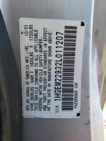 Photo 11 VIN: 1HGEM22932L011207 - HONDA CIVIC 