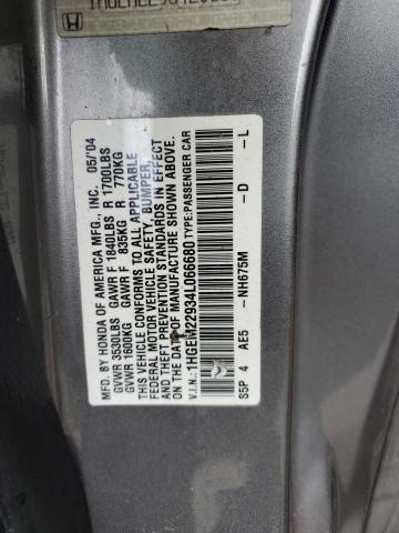 Photo 12 VIN: 1HGEM22934L066680 - HONDA CIVIC EX 