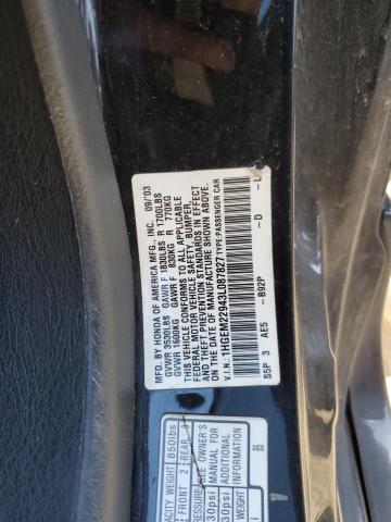 Photo 12 VIN: 1HGEM22943L087827 - HONDA CIVIC 