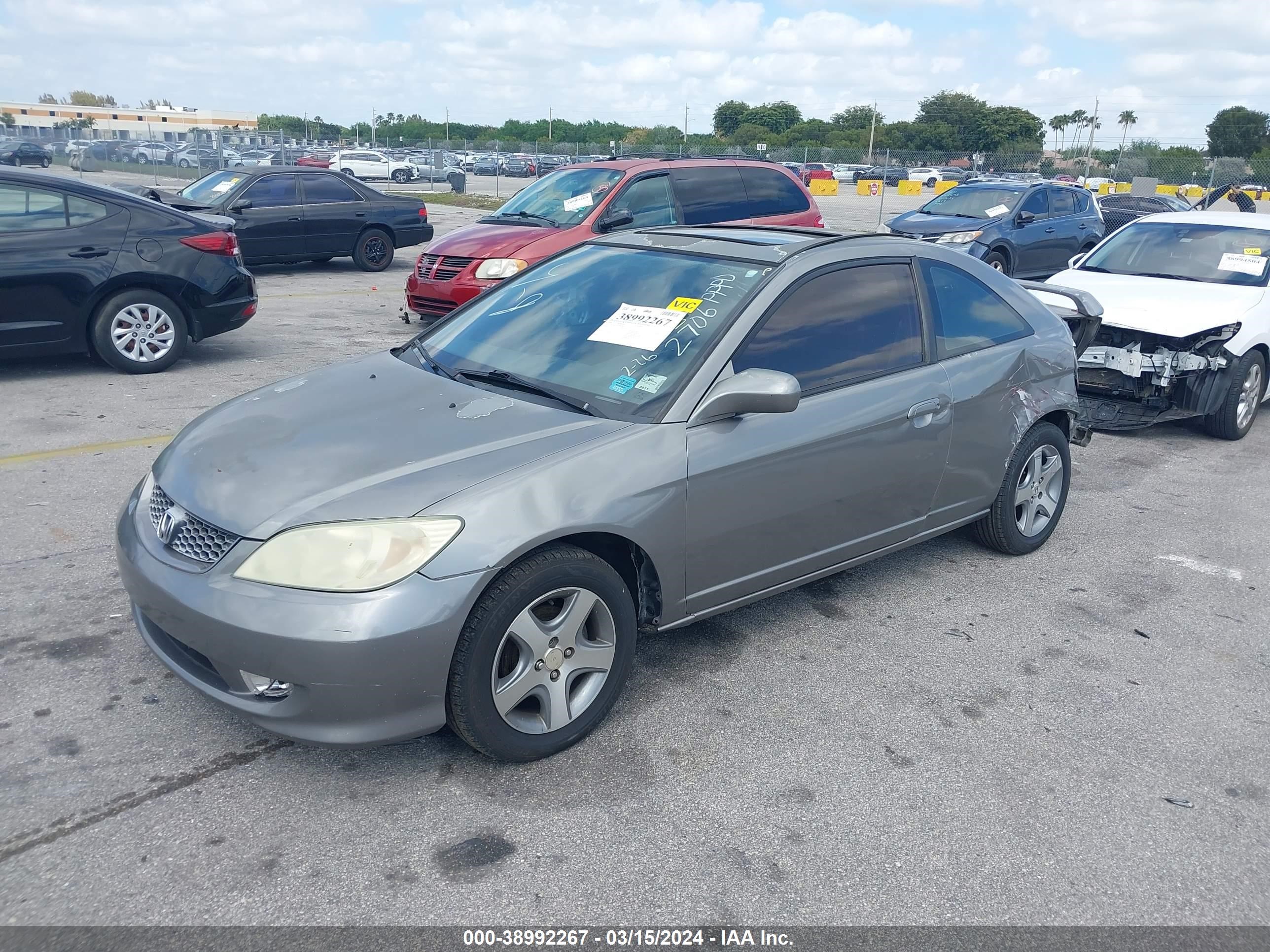 Photo 1 VIN: 1HGEM22954L002706 - HONDA CIVIC 