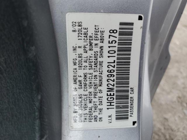 Photo 12 VIN: 1HGEM22962L101578 - HONDA CIVIC 