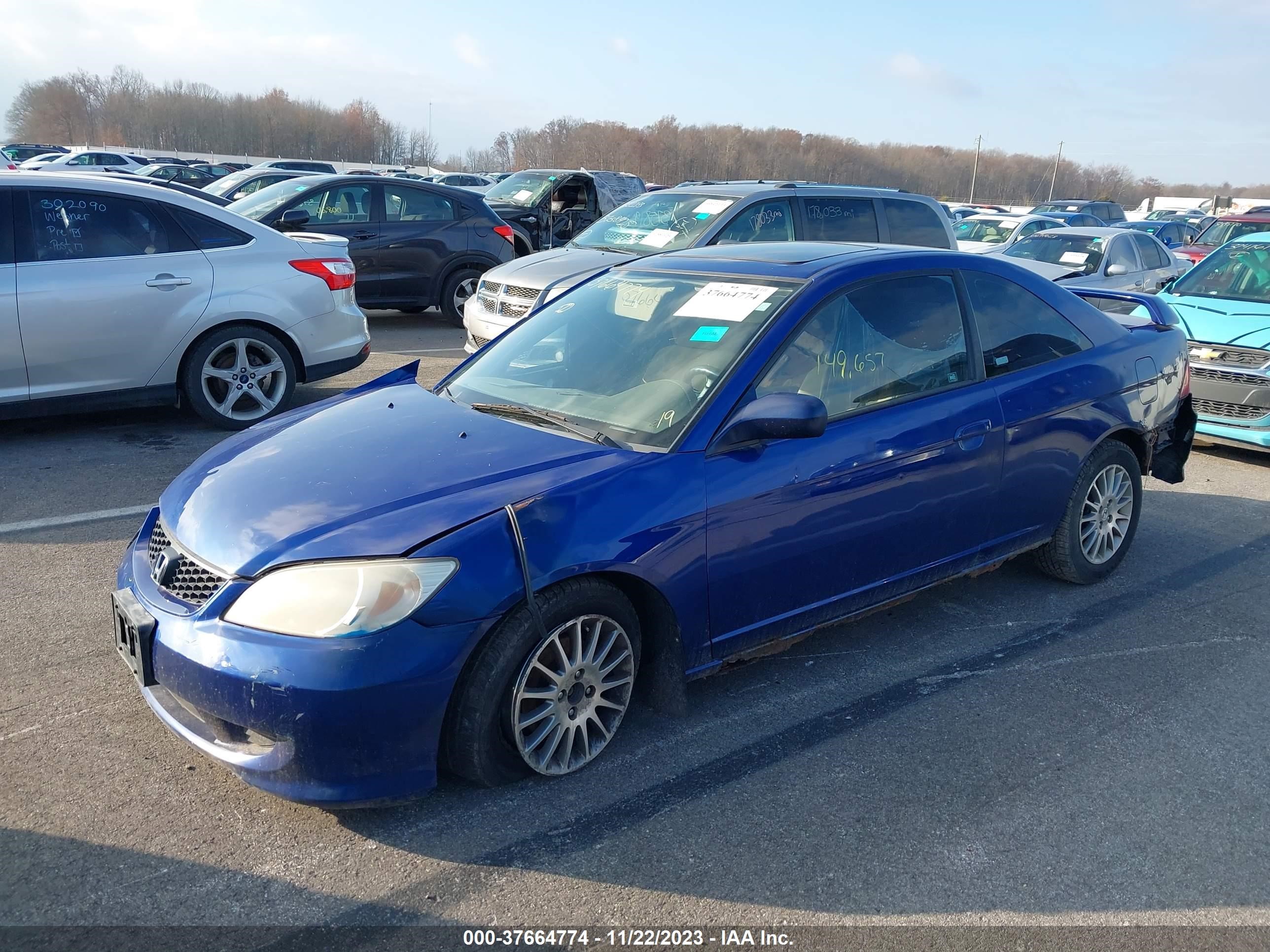 Photo 1 VIN: 1HGEM22975L069048 - HONDA CIVIC 