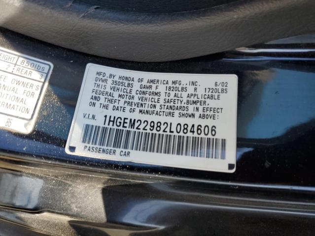 Photo 11 VIN: 1HGEM22982L084606 - HONDA CIVIC 