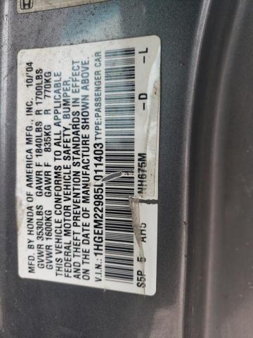 Photo 11 VIN: 1HGEM22985L011403 - HONDA CIVIC EX 