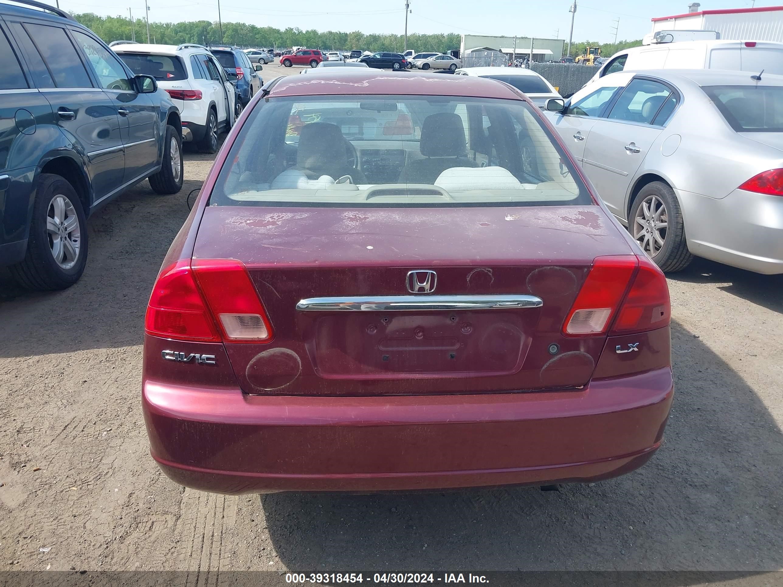 Photo 5 VIN: 1HGES15582L076434 - HONDA CIVIC 