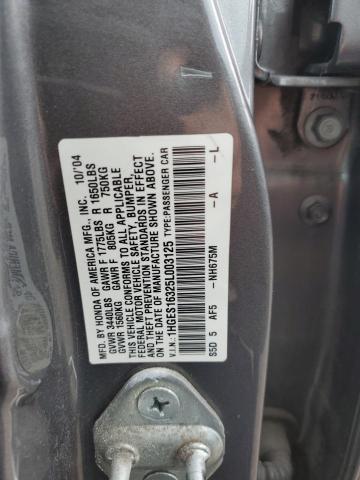 Photo 11 VIN: 1HGES16325L003125 - HONDA CIVIC DX V 