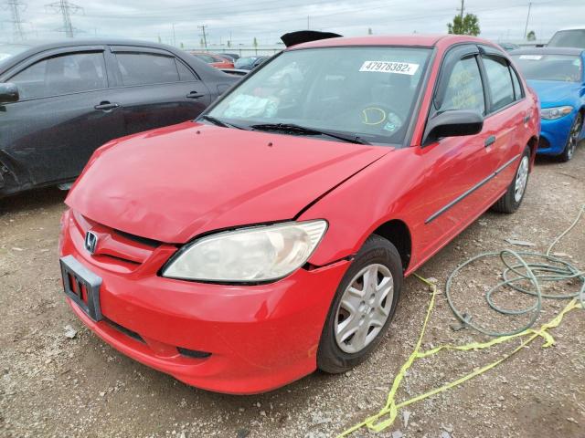 Photo 1 VIN: 1HGES16335L001917 - HONDA CIVIC DX V 