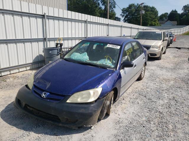 Photo 1 VIN: 1HGES16385L008216 - HONDA CIVIC DX V 