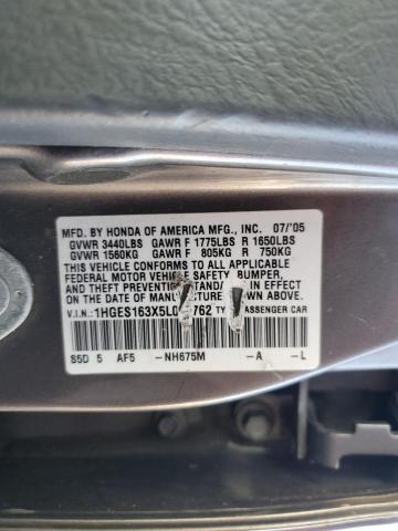 Photo 11 VIN: 1HGES163X5L025762 - HONDA CIVIC 