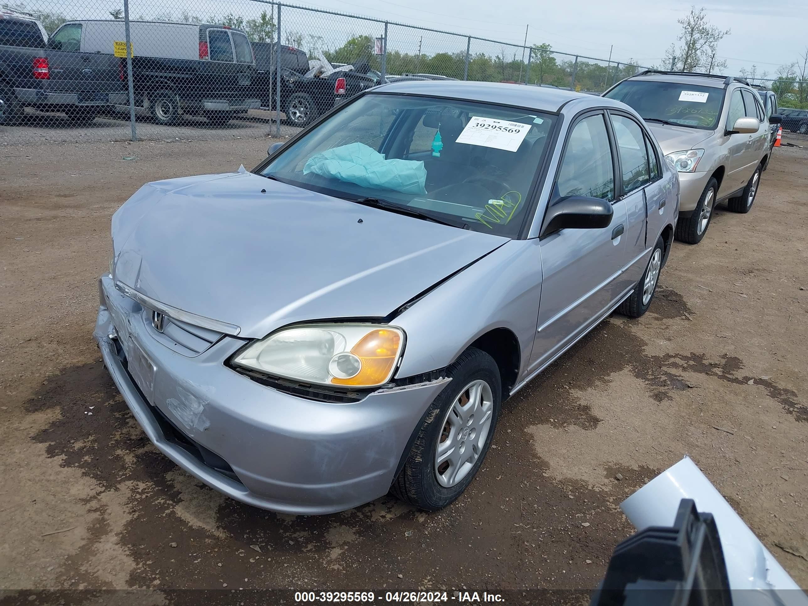 Photo 1 VIN: 1HGES16501L060497 - HONDA CIVIC 