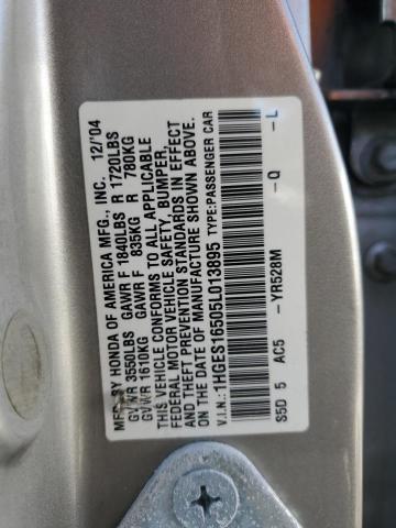 Photo 11 VIN: 1HGES16505L013895 - HONDA CIVIC 