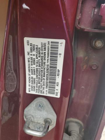 Photo 11 VIN: 1HGES16523L028315 - HONDA CIVIC 