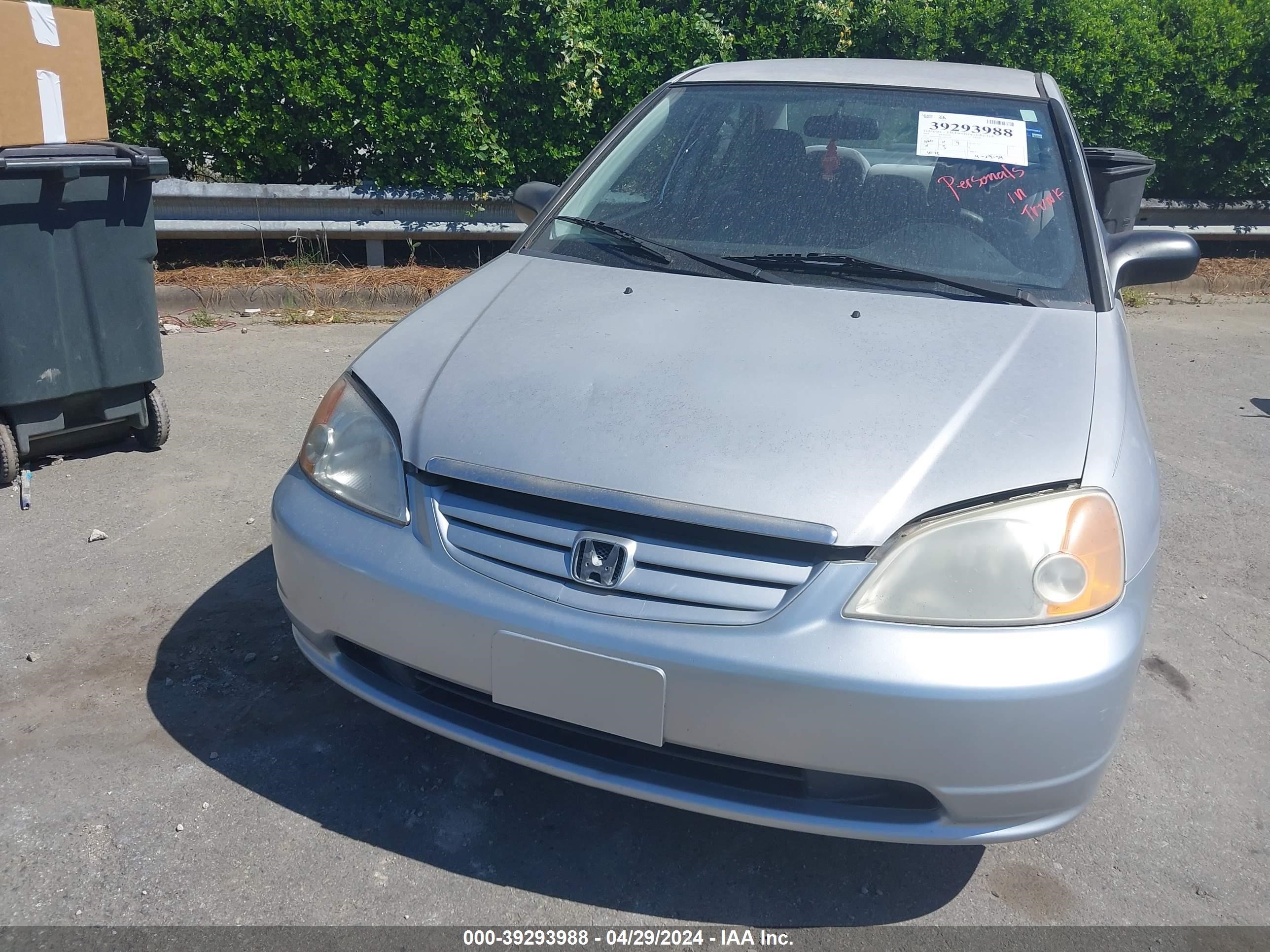 Photo 5 VIN: 1HGES16541L001730 - HONDA CIVIC 