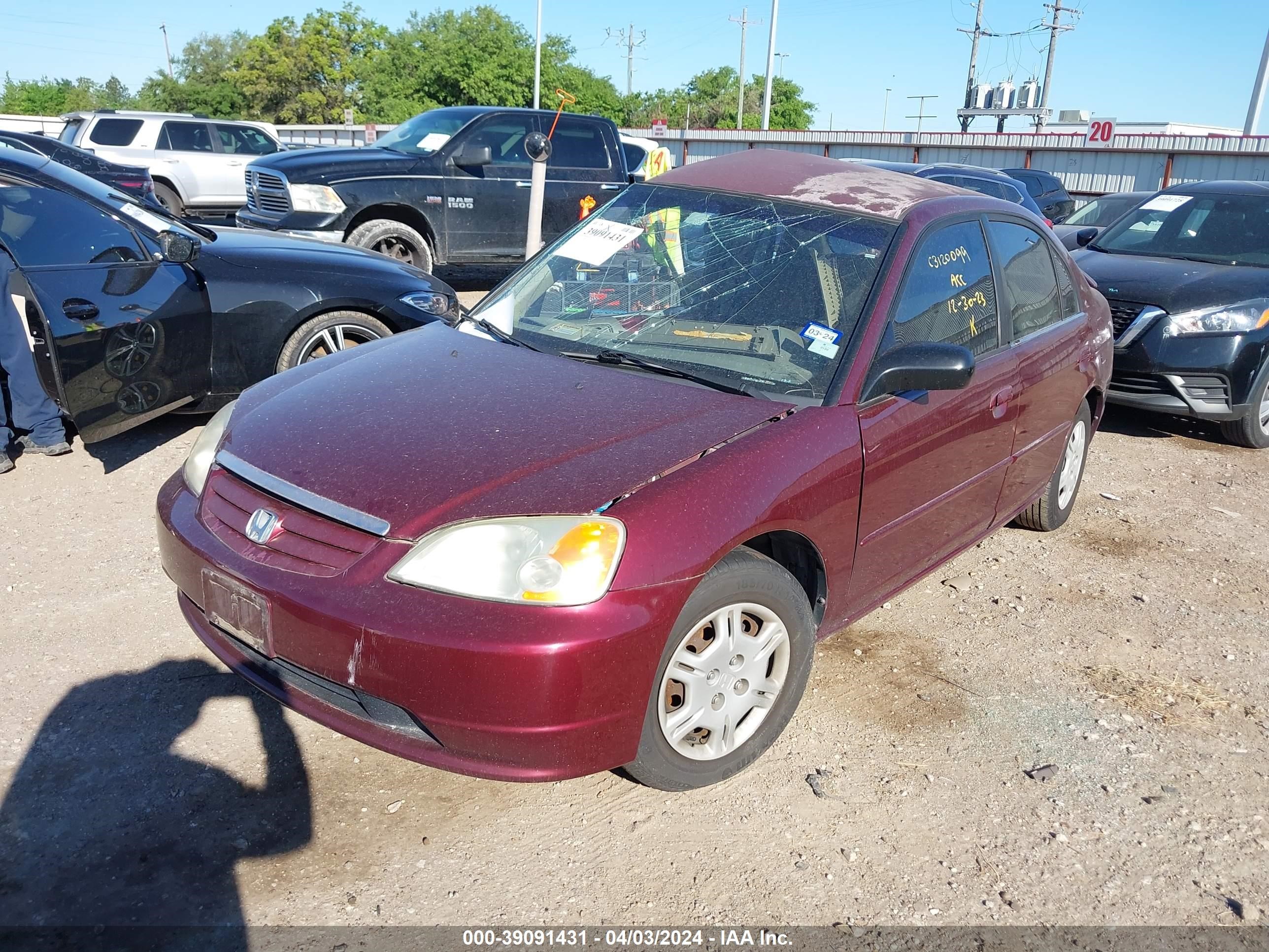 Photo 1 VIN: 1HGES16552L061758 - HONDA CIVIC 