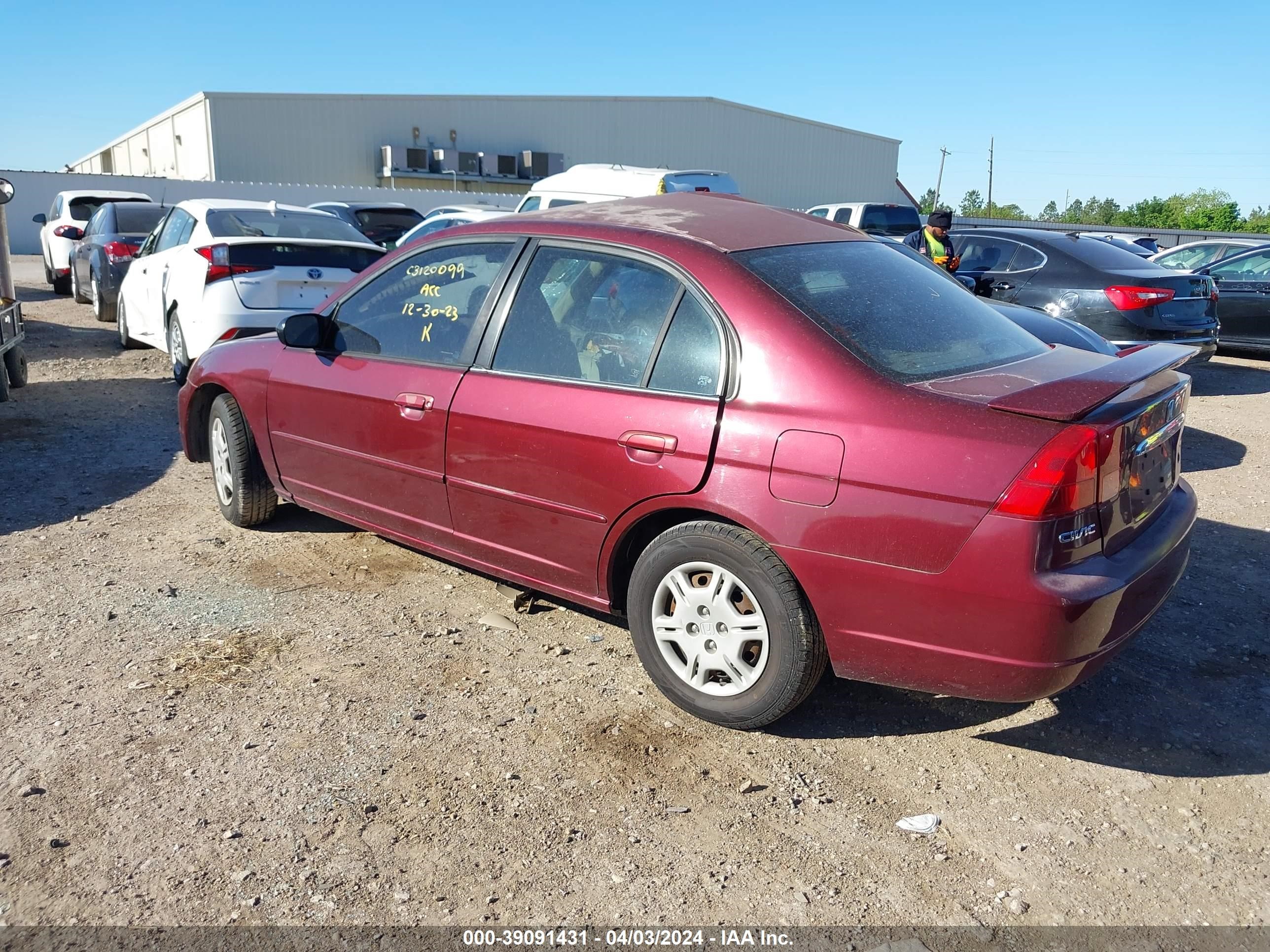 Photo 2 VIN: 1HGES16552L061758 - HONDA CIVIC 