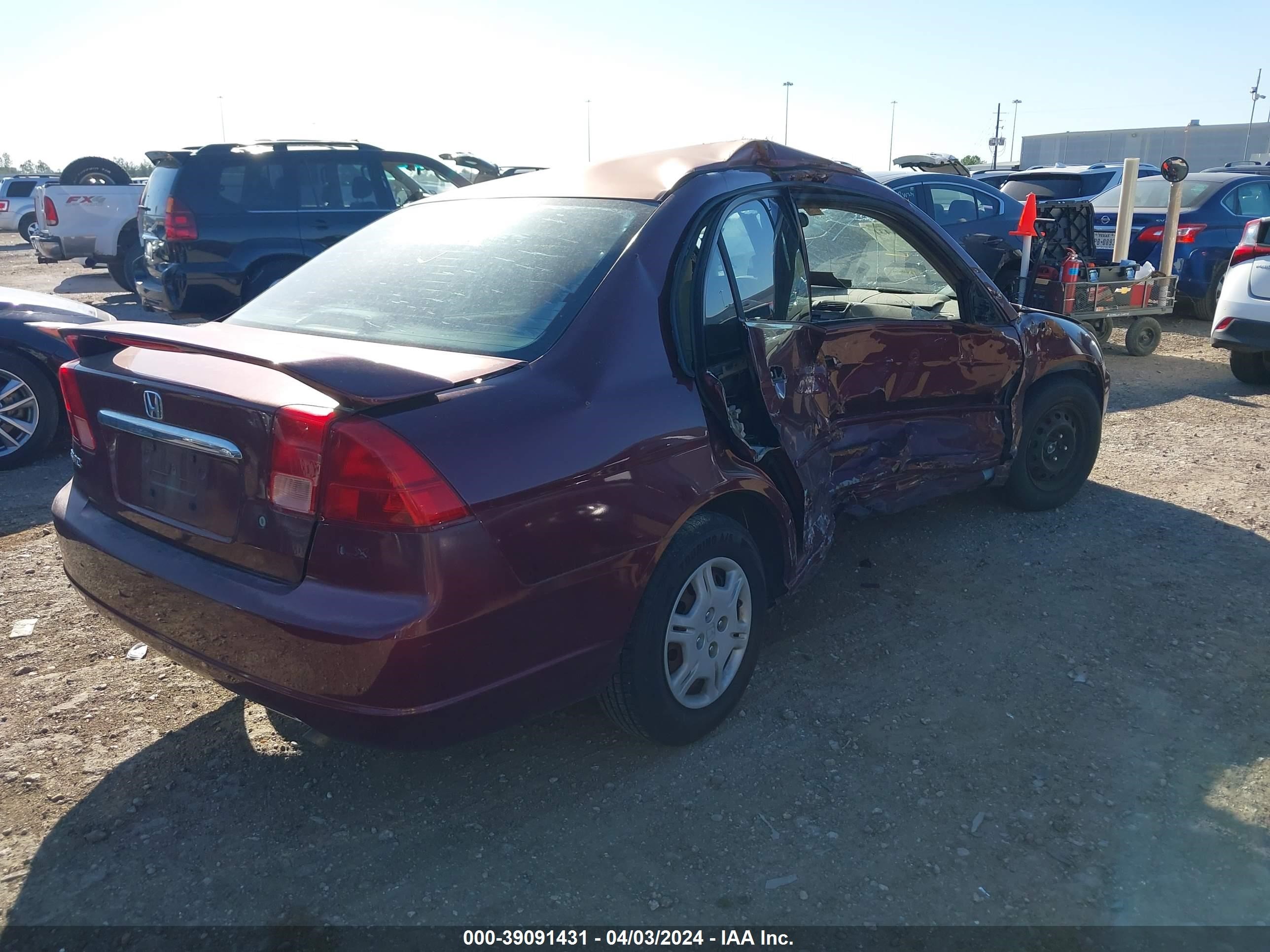 Photo 3 VIN: 1HGES16552L061758 - HONDA CIVIC 