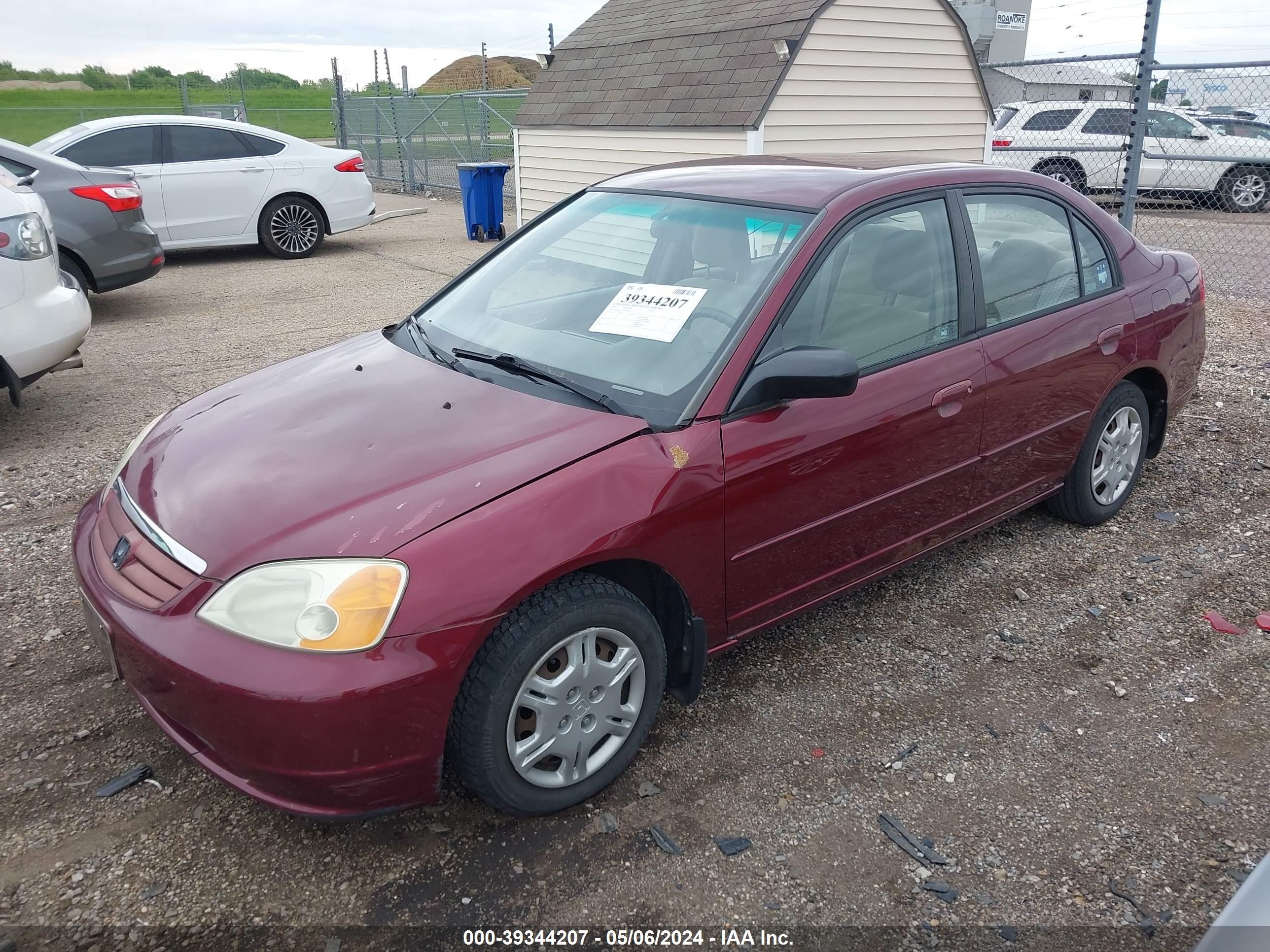 Photo 1 VIN: 1HGES16552L063588 - HONDA CIVIC 