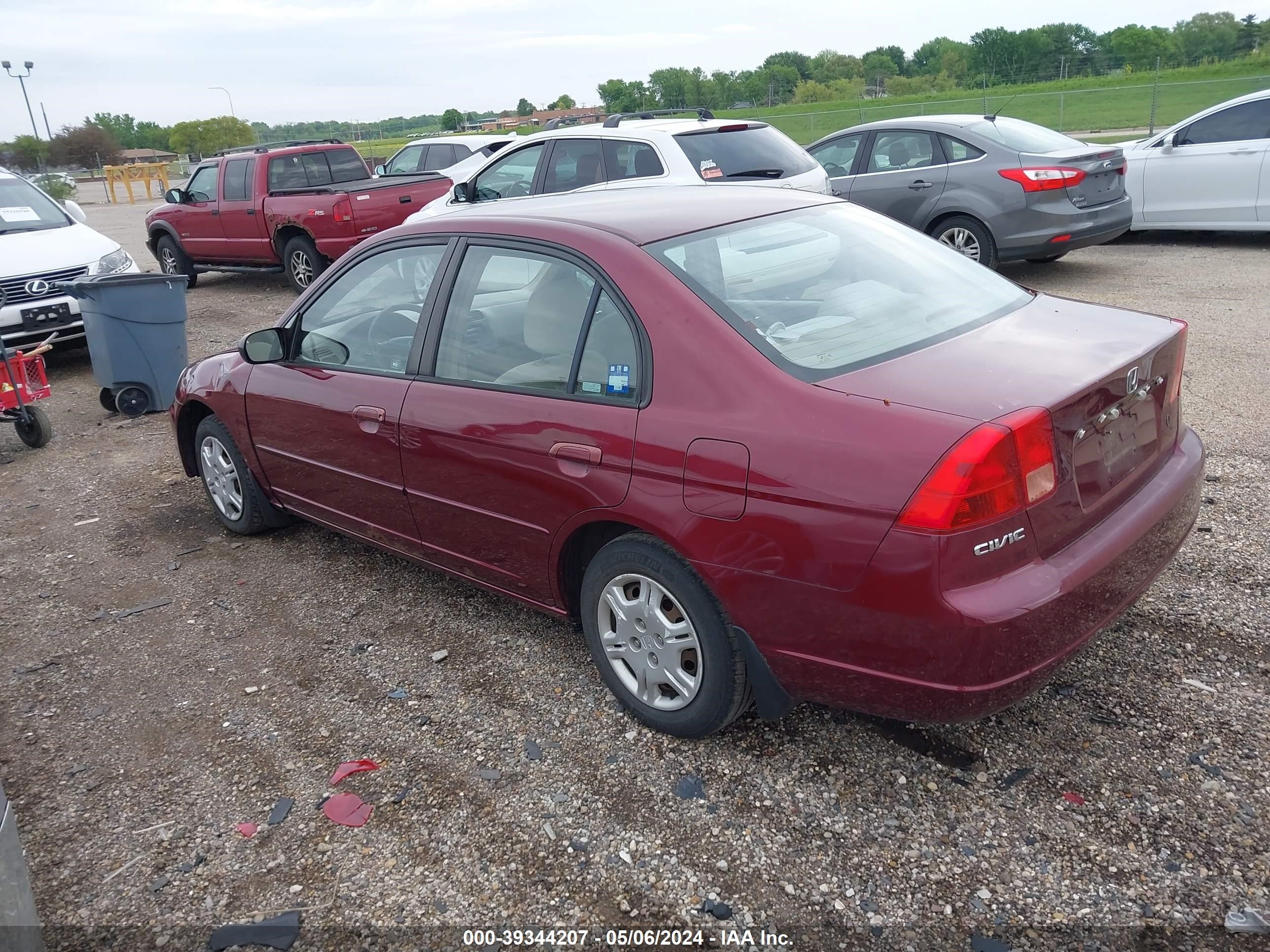 Photo 2 VIN: 1HGES16552L063588 - HONDA CIVIC 