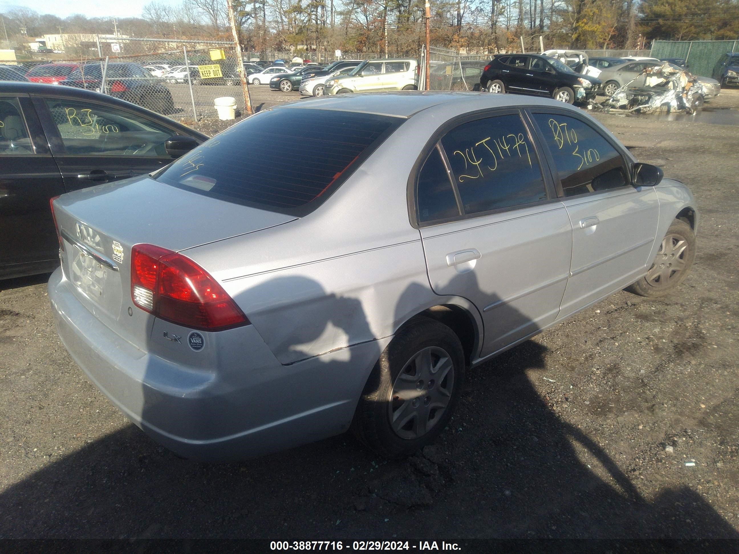 Photo 3 VIN: 1HGES16673L023247 - HONDA CIVIC 