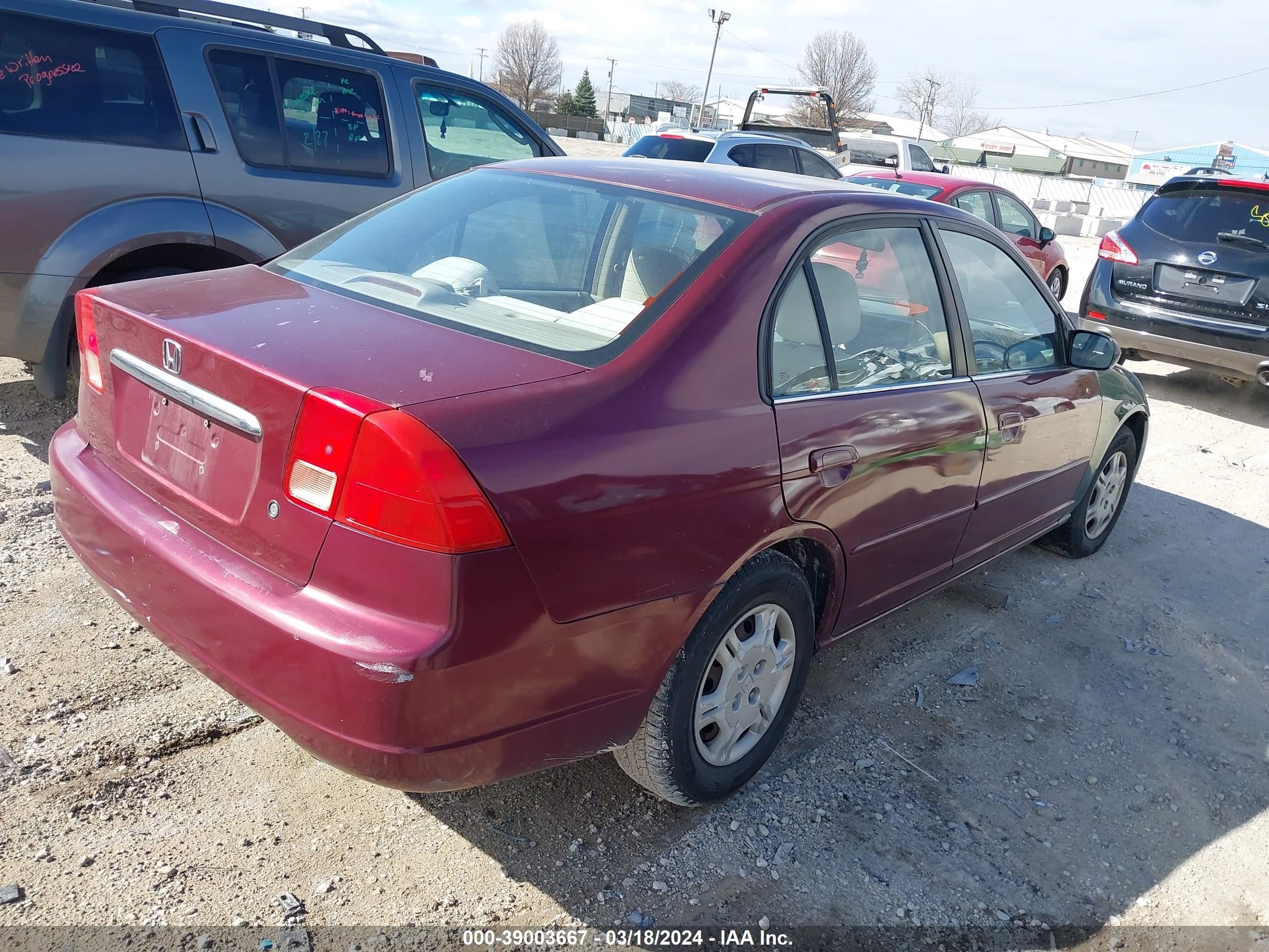 Photo 3 VIN: 1HGES16692L048598 - HONDA CIVIC 