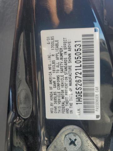 Photo 11 VIN: 1HGES26721L050531 - HONDA CIVIC EX 