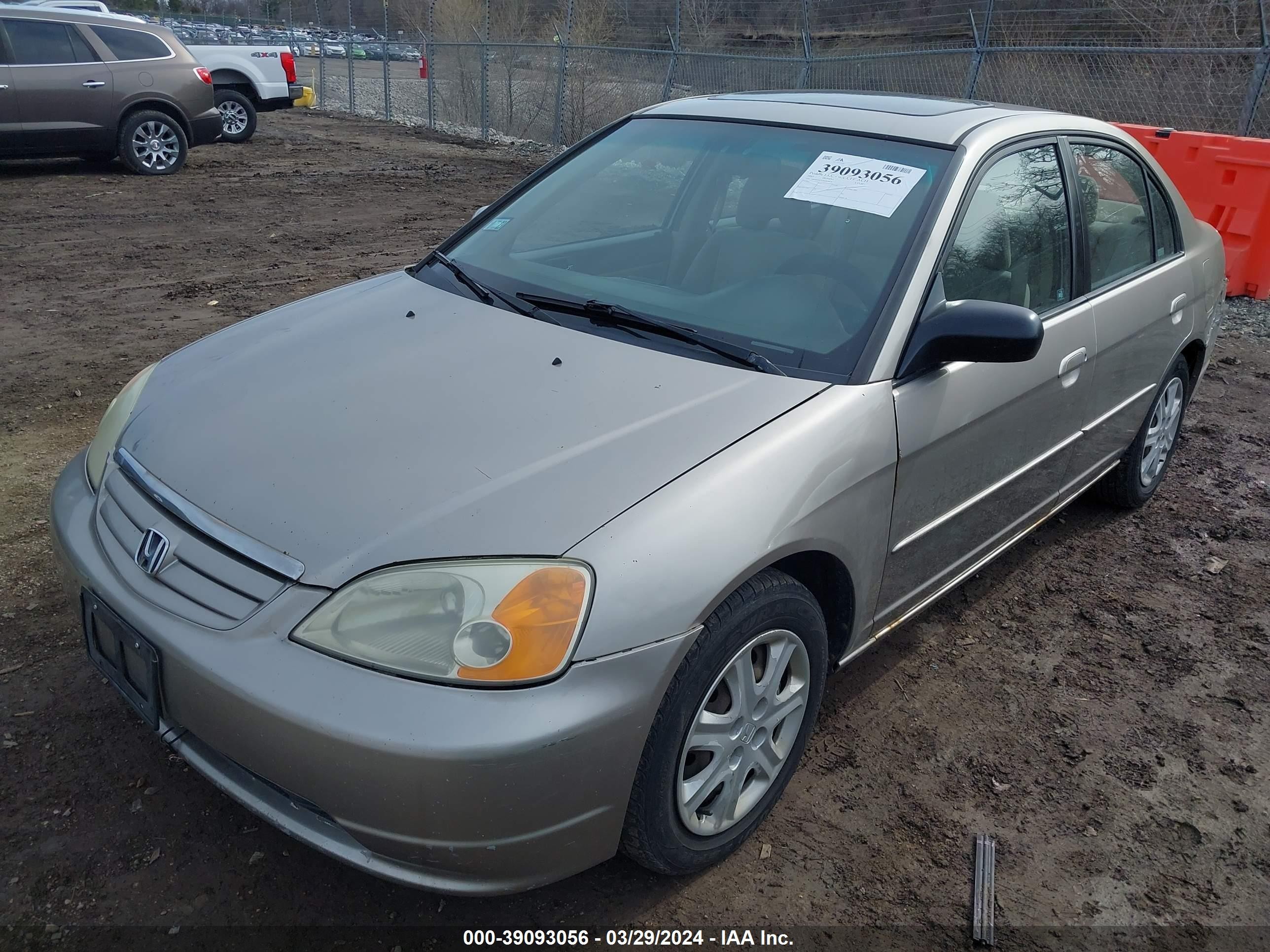 Photo 1 VIN: 1HGES26733L025818 - HONDA CIVIC 