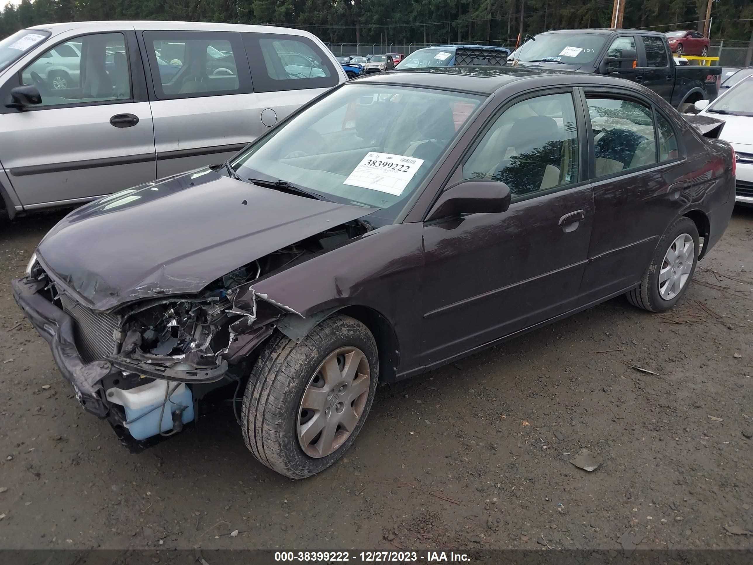 Photo 1 VIN: 1HGES26761L022019 - HONDA CIVIC 