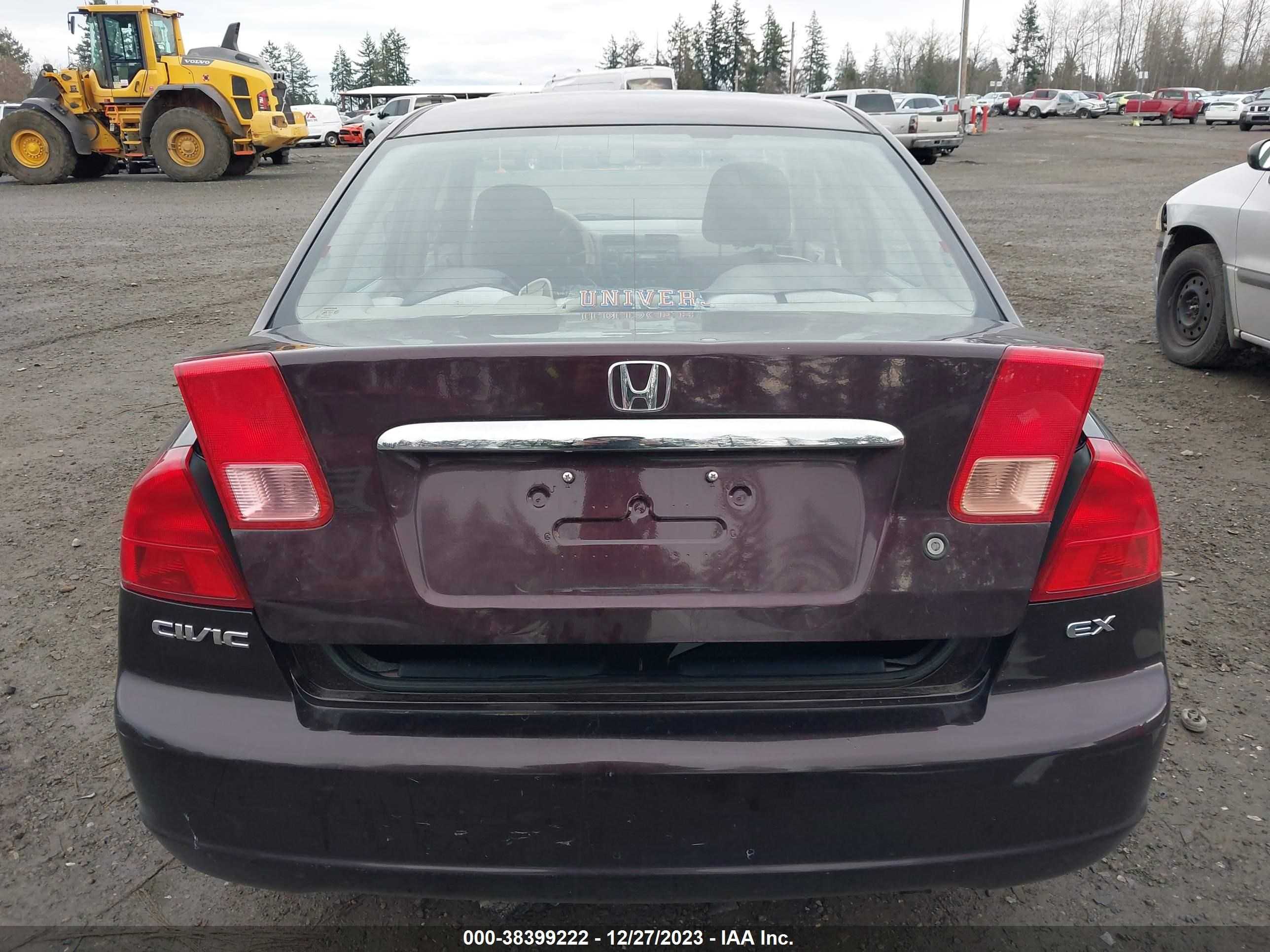 Photo 16 VIN: 1HGES26761L022019 - HONDA CIVIC 