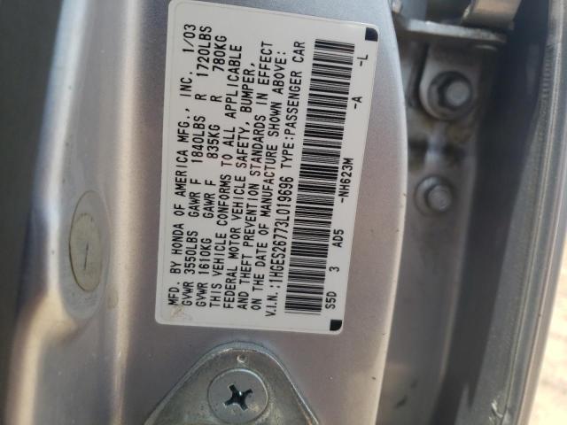 Photo 11 VIN: 1HGES26773L019696 - HONDA CIVIC EX 