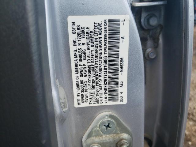 Photo 11 VIN: 1HGES26774L016850 - HONDA CIVIC 