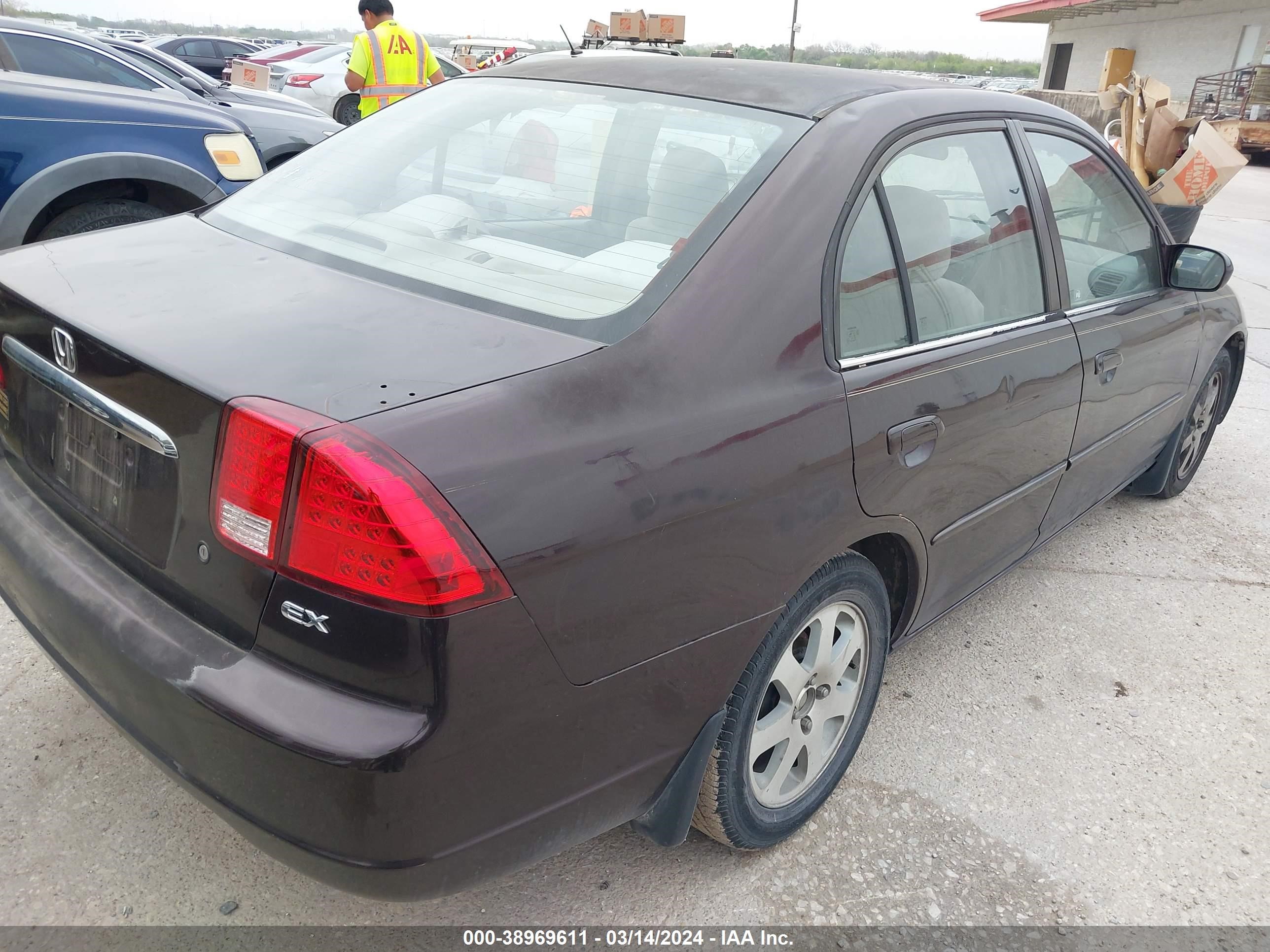 Photo 3 VIN: 1HGES26781L022202 - HONDA CIVIC 