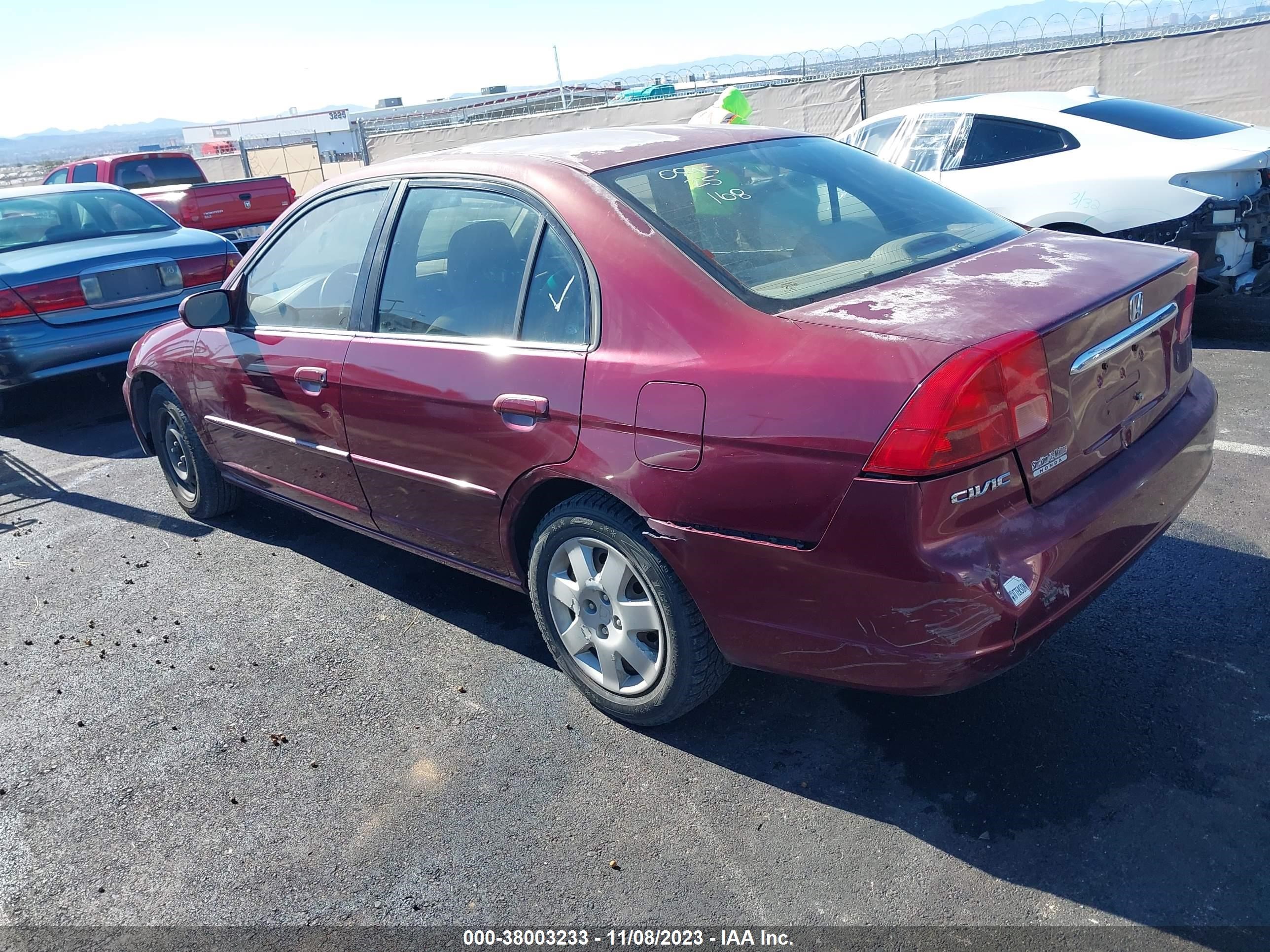 Photo 2 VIN: 1HGES26782L036389 - HONDA CIVIC 