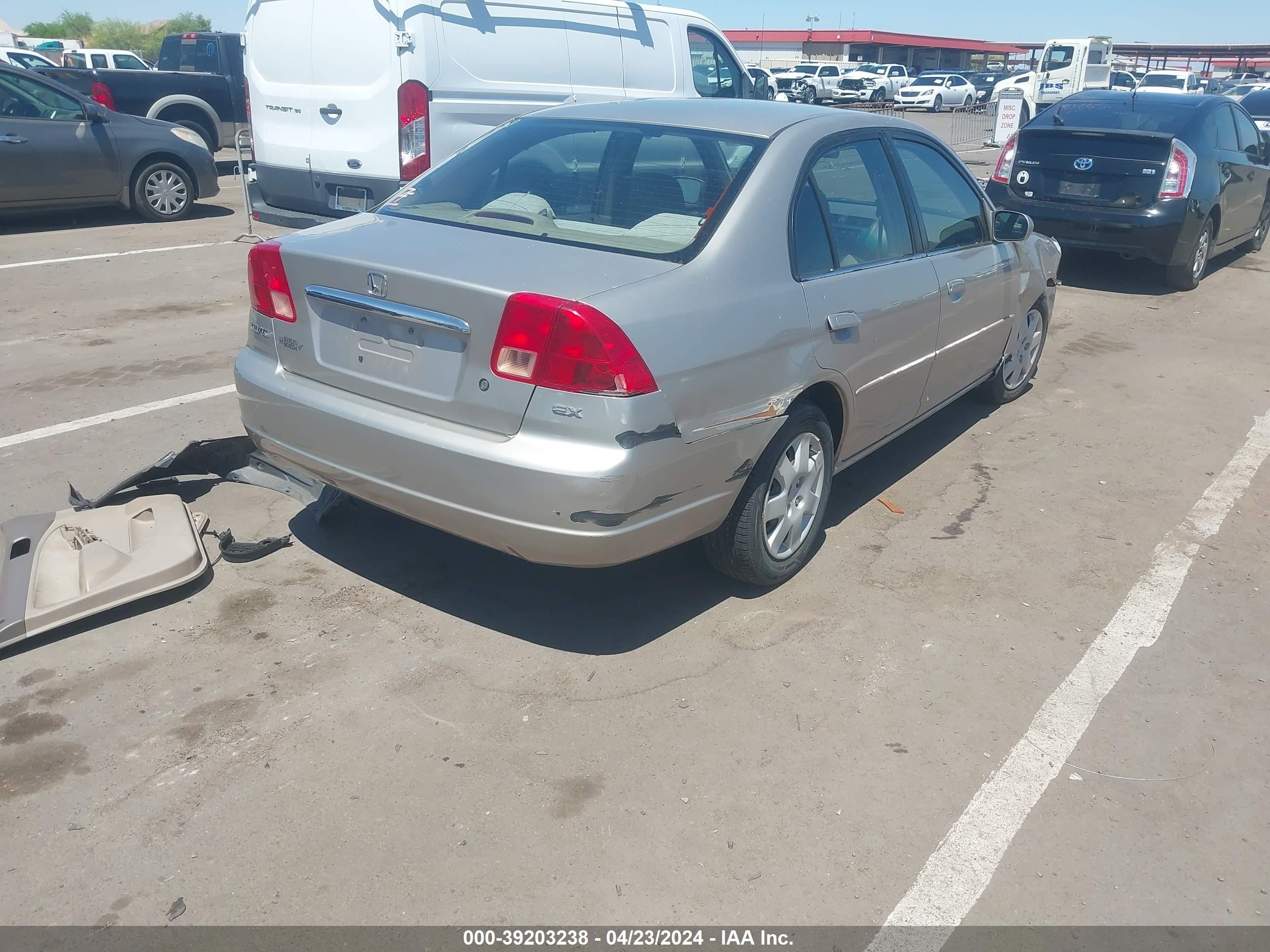 Photo 3 VIN: 1HGES26822L062611 - HONDA CIVIC 