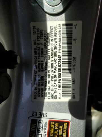 Photo 11 VIN: 1HGFA15518L023445 - HONDA CIVIC 