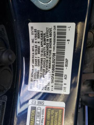 Photo 11 VIN: 1HGFA15868L052708 - HONDA CIVIC 