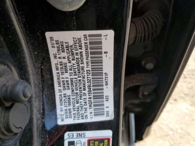 Photo 11 VIN: 1HGFA15949L027123 - HONDA CIVIC 