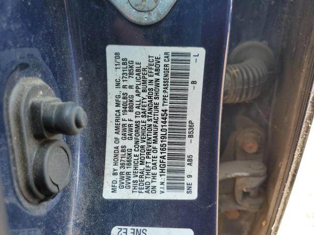 Photo 11 VIN: 1HGFA16519L014454 - HONDA CIVIC LX 