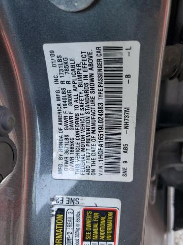 Photo 12 VIN: 1HGFA16519L024983 - HONDA CIVIC LX 