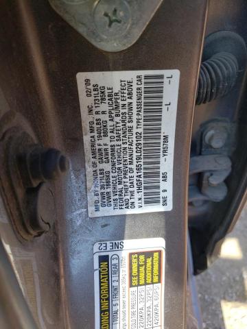 Photo 11 VIN: 1HGFA16519L029102 - HONDA CIVIC 