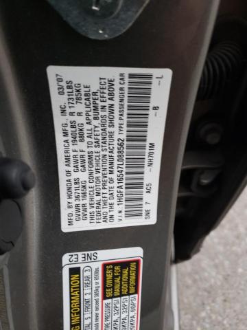 Photo 11 VIN: 1HGFA16547L088562 - HONDA CIVIC 