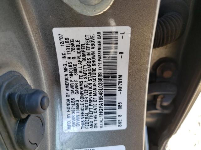 Photo 11 VIN: 1HGFA16548L038889 - HONDA CIVIC 