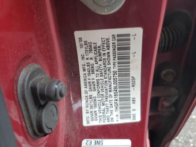 Photo 11 VIN: 1HGFA16549L005750 - HONDA CIVIC LX 