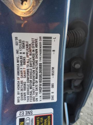 Photo 11 VIN: 1HGFA16558L069889 - HONDA CIVIC LX 